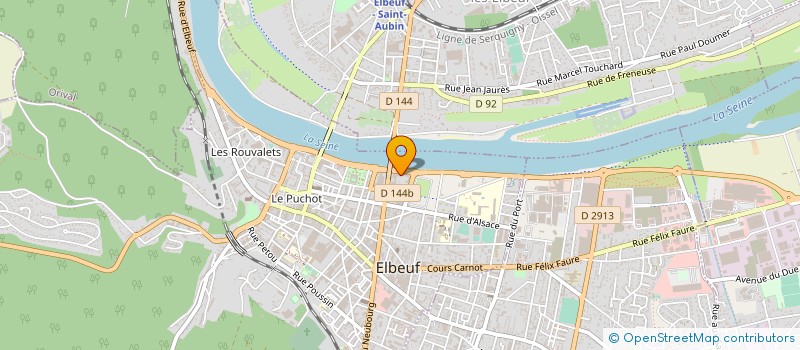 localisation de l'entreprise CUISINES JEAN DANIEL à ELBEUF