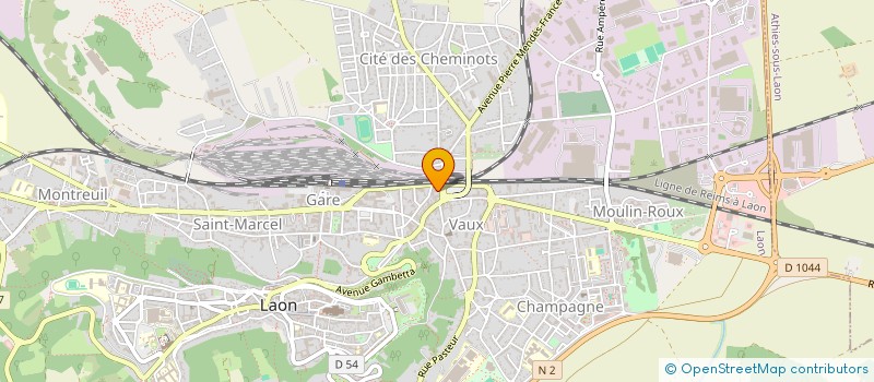 localisation de l'entreprise CUISINES LAONNOISES à LAON