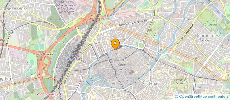 localisation de l'entreprise CUISINES MENTELE PLEXI-PERLE à STRASBOURG