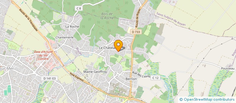 localisation de l'entreprise CUISINES MILO à ROYAN