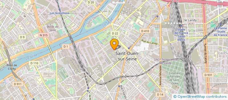 localisation de l'entreprise CUISINES MIRI à SAINT-OUEN-SUR-SEINE