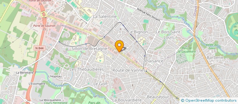 localisation de l'entreprise CUISINES PASCAL BONNET à SAINT-HERBLAIN