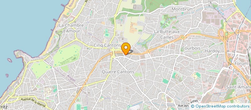 localisation de l'entreprise CUISINES PAYS BASQUE LANDES à ANGLET
