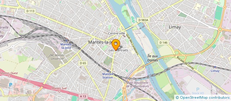 localisation de l'entreprise CUISINES PAZERY à MANTES-LA-JOLIE