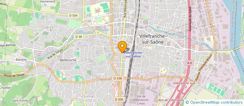 localisation de l'entreprise CUISINES PRESTATIONS DE SERVICES à VILLEFRANCHE-SUR-SAONE