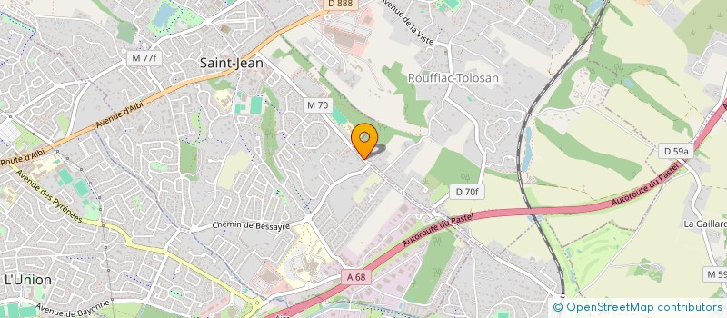 localisation de l'entreprise CUISINES PRO  ROUFFIAC-TOLOSAN