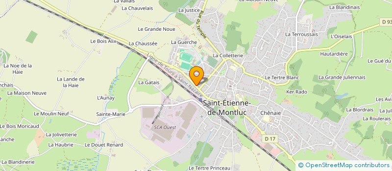 localisation de l'entreprise CUISINES PRO SERVICES à SAINT-ETIENNE-DE-MONTLUC