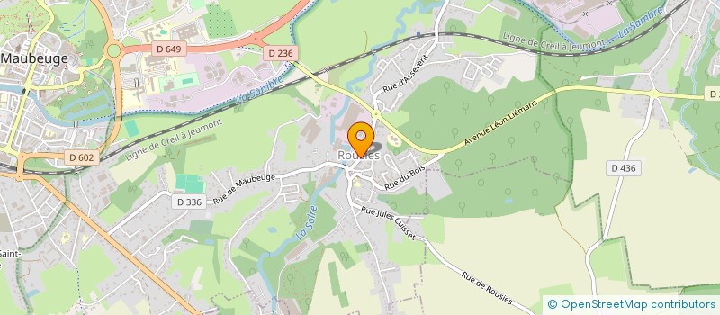 localisation de l'entreprise CUISINES PROFESSIONNELLES MODULAIRES  ROUSIES