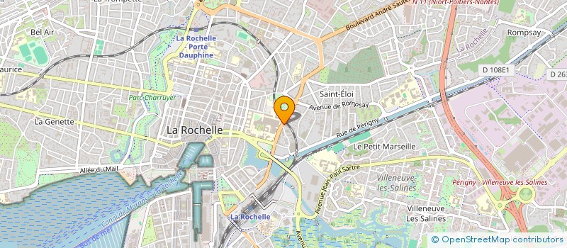 localisation de l'entreprise CUISINES R SIMONNET à LA ROCHELLE
