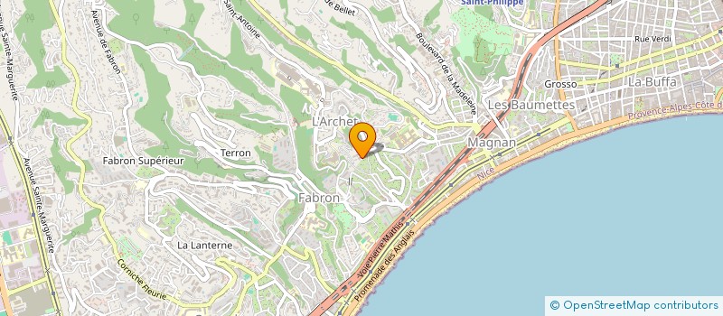 localisation de l'entreprise CUISINES RANGEMENT & BAINS à NICE