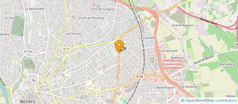 localisation de l'entreprise CUISINES RICARDO à BEZIERS