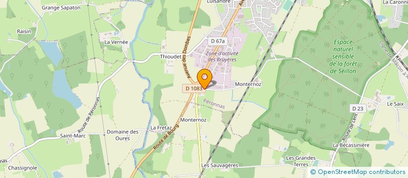 localisation de l'entreprise CUISINES TOURAINE à PERONNAS