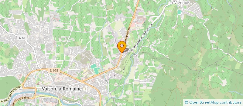 localisation de l'entreprise CUISINES VAISONNAISES à SAINT-ROMAIN-EN-VIENNOIS