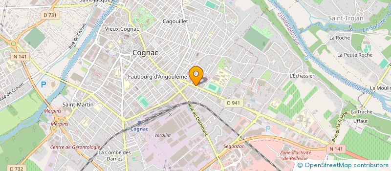 localisation de l'entreprise CUISINES XO à COGNAC