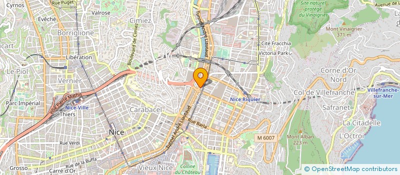 localisation de l'entreprise CUISINESPACE à NICE