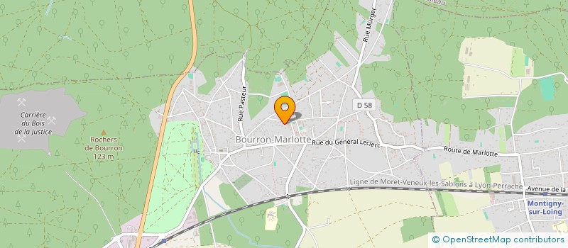 localisation de l'entreprise CUISINEZ POUR BEBE à BOURRON-MARLOTTE
