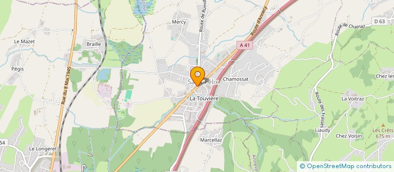 localisation de l'entreprise CUISINIER CREATIF  SAINT-FELIX