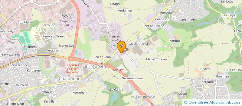 localisation de l'entreprise CUISINIMO CONCEPT à GUIPAVAS
