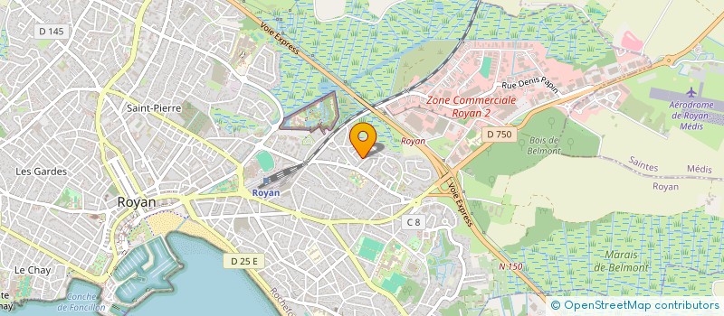 localisation de l'entreprise CUISINING à SAINT-SULPICE-DE-ROYAN