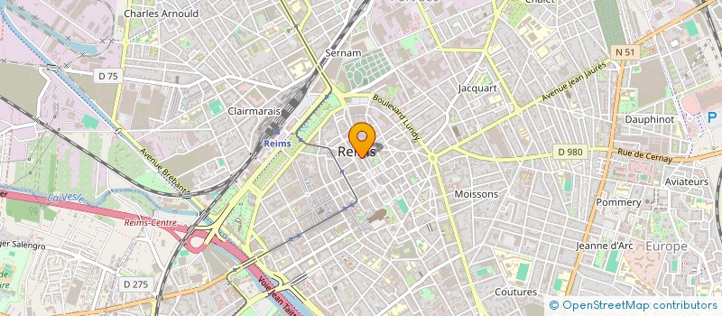 localisation de l'entreprise CUISINIUM à REIMS