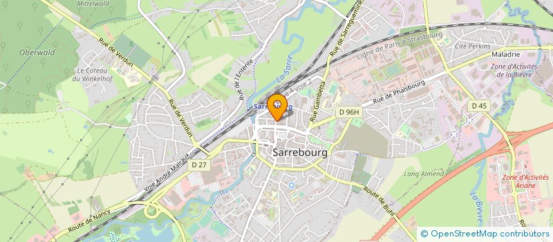 localisation de l'entreprise CUISINONS ZEN à SARREBOURG