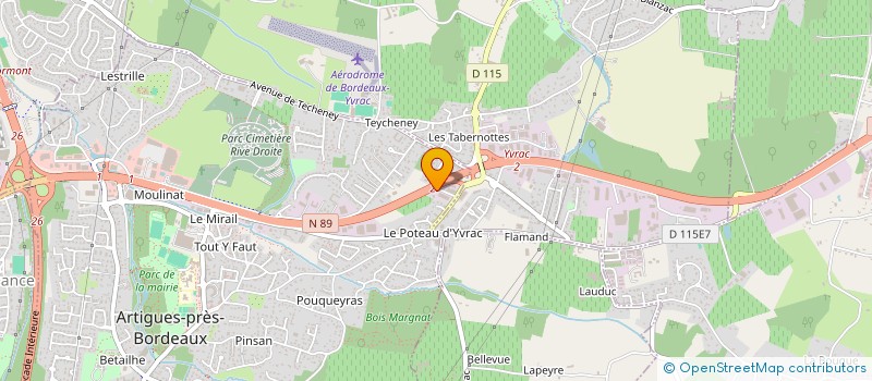 localisation de l'entreprise CUISINOX  ARTIGUES-PRES-BORDEAUX