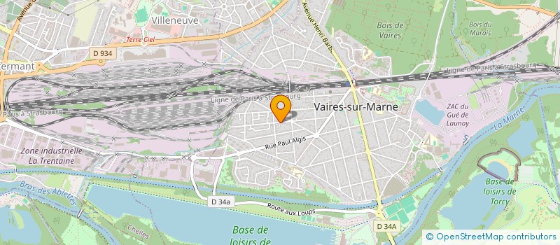 localisation de l'entreprise CUISIREV  VAIRES-SUR-MARNE