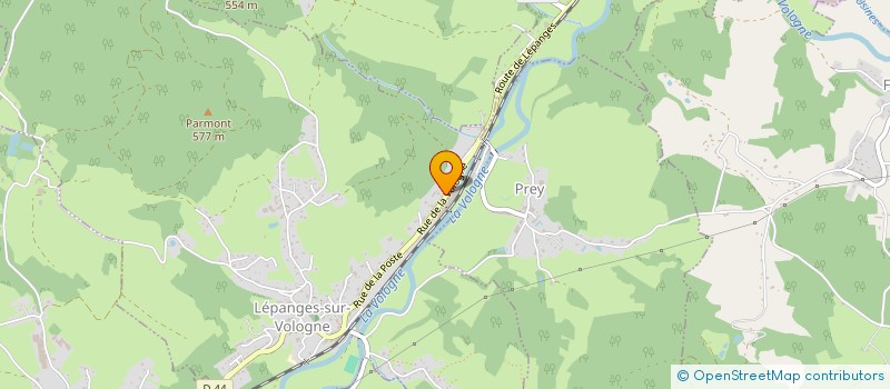 localisation de l'entreprise CUISIVOSGES  LAVELINE-DEVANT-BRUYERES