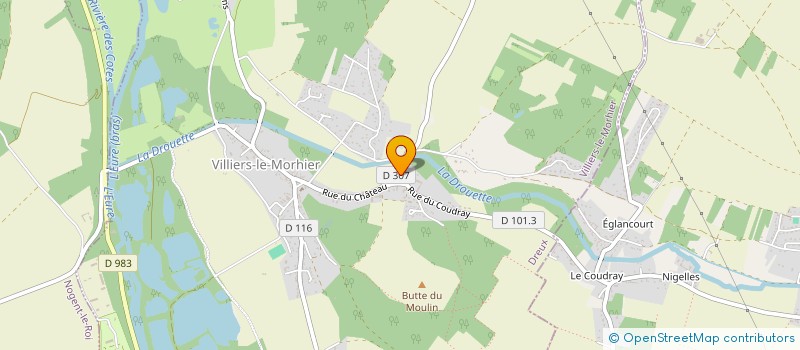 localisation de l'entreprise CUISSARD-MATHAN à VILLIERS-LE-MORHIER