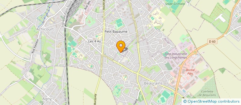 localisation de l'entreprise CUISSES ET COMPAGNIE  ACHICOURT