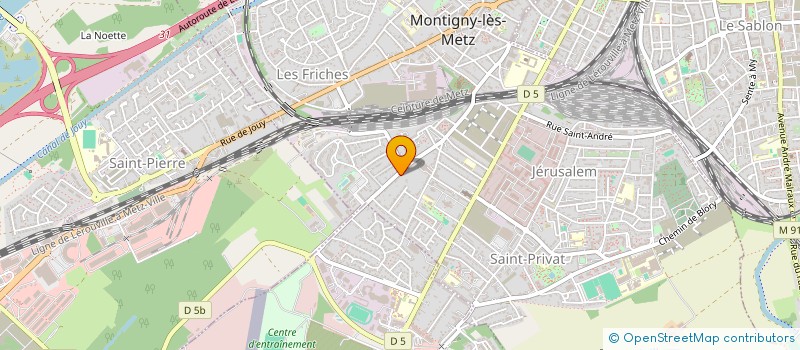 localisation de l'entreprise CUISSON EXPRESS à MONTIGNY-LES-METZ