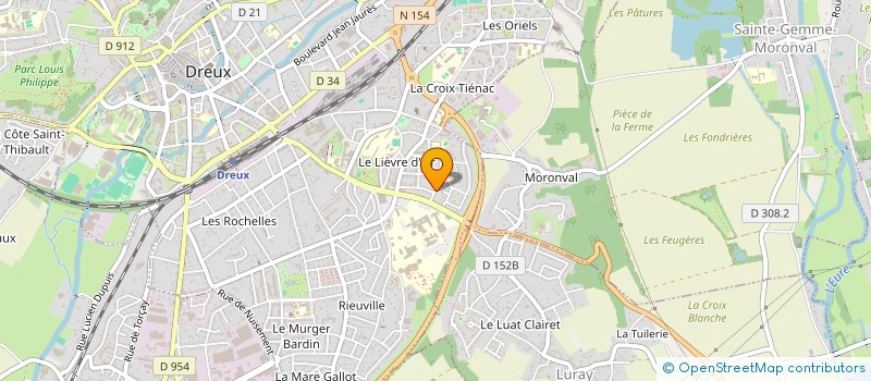localisation de l'entreprise CUISTO STRIKE à DREUX