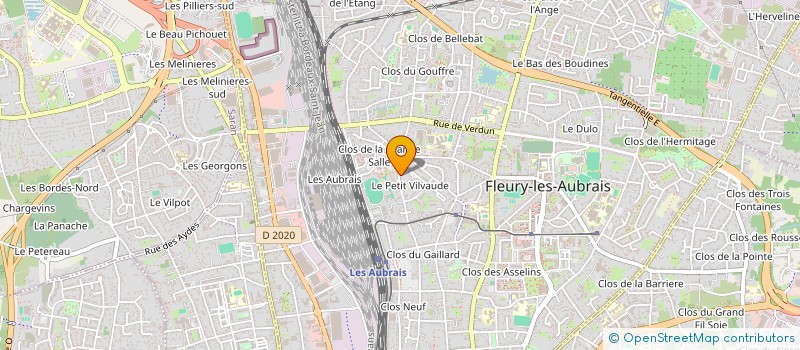 localisation de l'entreprise CUISTOTS MALGRE TOUT à FLEURY-LES-AUBRAIS