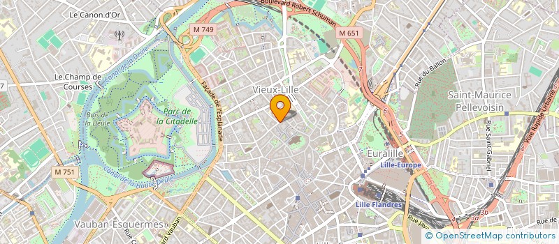 localisation de l'entreprise CUIVRES ET BOIS INSTRUMENTS à LILLE
