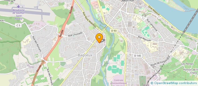 localisation de l'entreprise CUIZ'IN REZO à SAUMUR