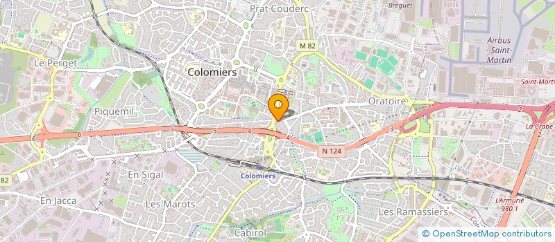 localisation de l'entreprise CUIZIN&CO à COLOMIERS