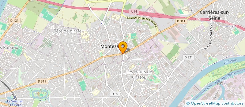 localisation de l'entreprise CUIZIN METISS à MONTESSON