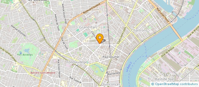 localisation de l'entreprise CUIZINE  BORDEAUX