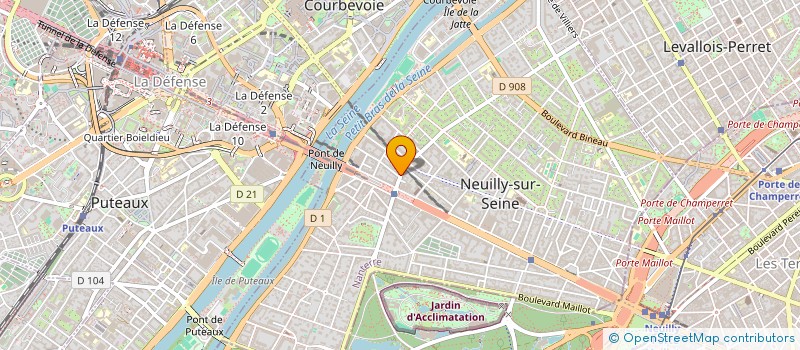 localisation de l'entreprise CUIZINES CHATEAU  NEUILLY-SUR-SEINE