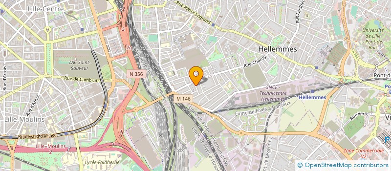 localisation de l'entreprise CUL DE POULE à LILLE