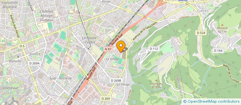 localisation de l'entreprise CULARO DIAG  SAINT-MARTIN-D'HERES