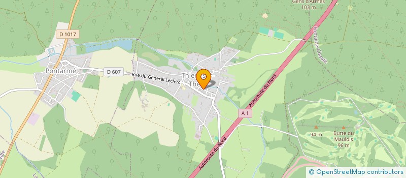 localisation de l'entreprise CULATELLO  LA CHAPELLE-EN-SERVAL