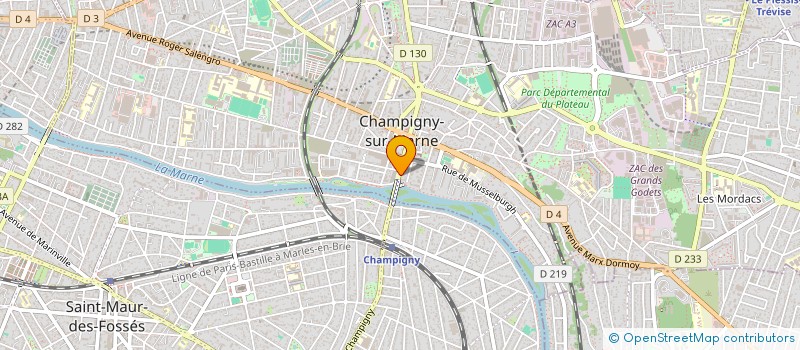 localisation de l'entreprise CULHIDA CONSEIL  CHAMPIGNY-SUR-MARNE