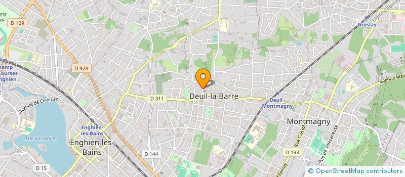 localisation de l'entreprise CULIC ASCENSEURS à DEUIL-LA-BARRE