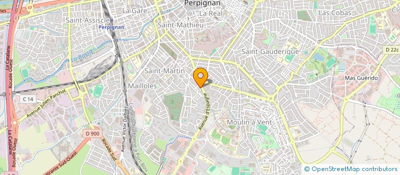 localisation de l'entreprise CULIE-PASQUINELLI à PERPIGNAN