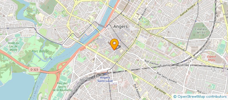 localisation de l'entreprise CULIN'ART à ANGERS