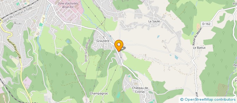 localisation de l'entreprise CULINE FROID CLIMATISATION à COSNAC