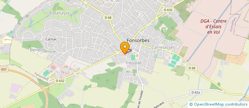 localisation de l'entreprise CULINIGHT  FONSORBES