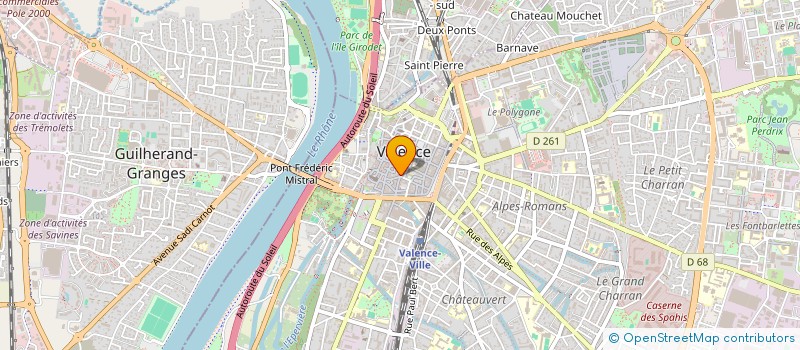 localisation de l'entreprise CULIVENCE  VALENCE