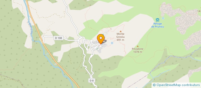 localisation de l'entreprise CULLETIVU CENTRU CORSICA VIVU à MOROSAGLIA